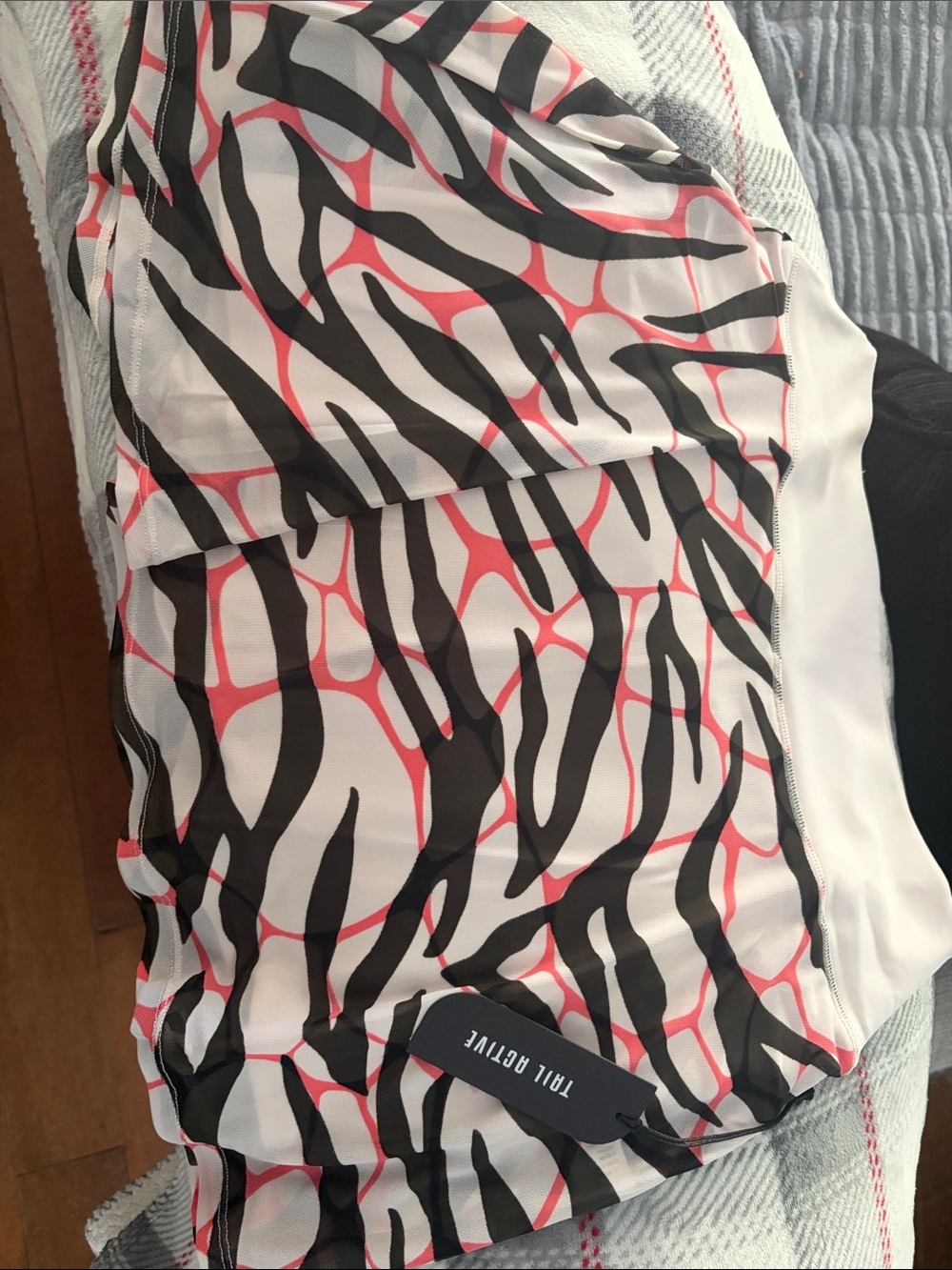 Tail Coral Black White A-Line Printed Skirt